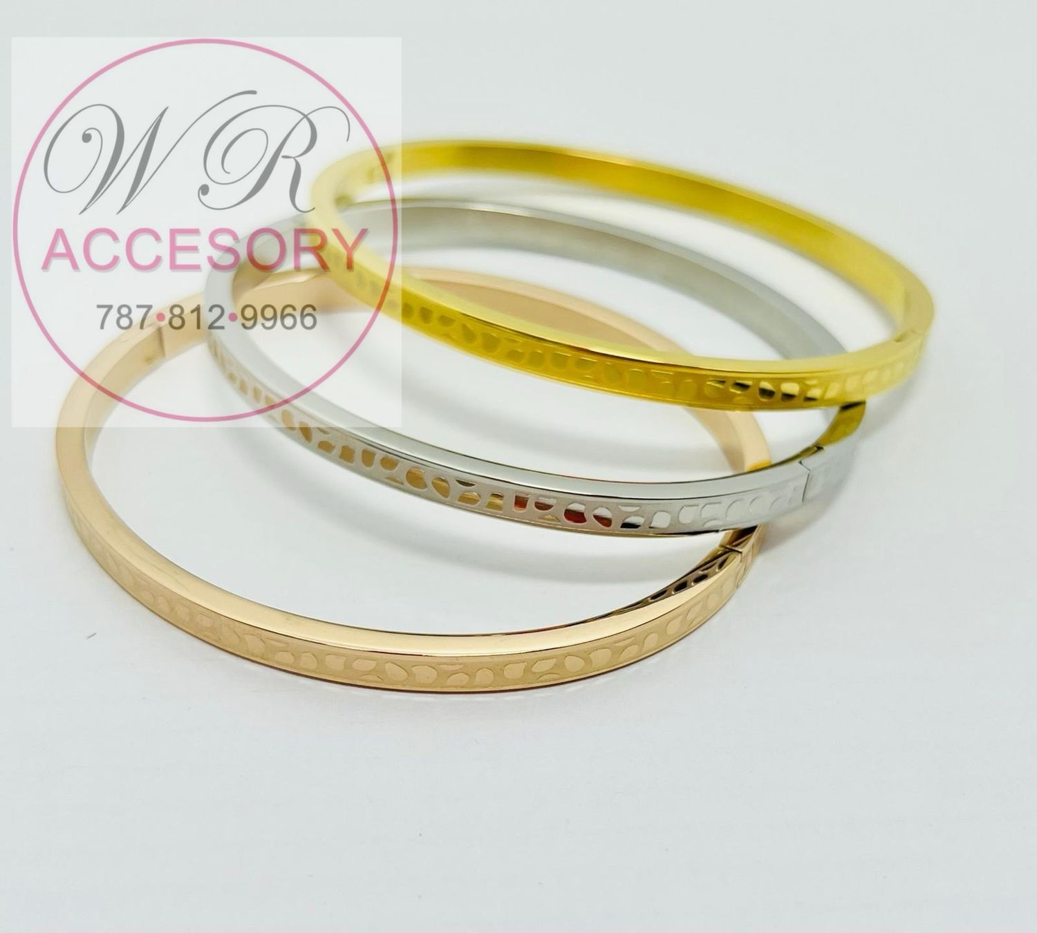 Pulsera S.S #734 (3 pcs)