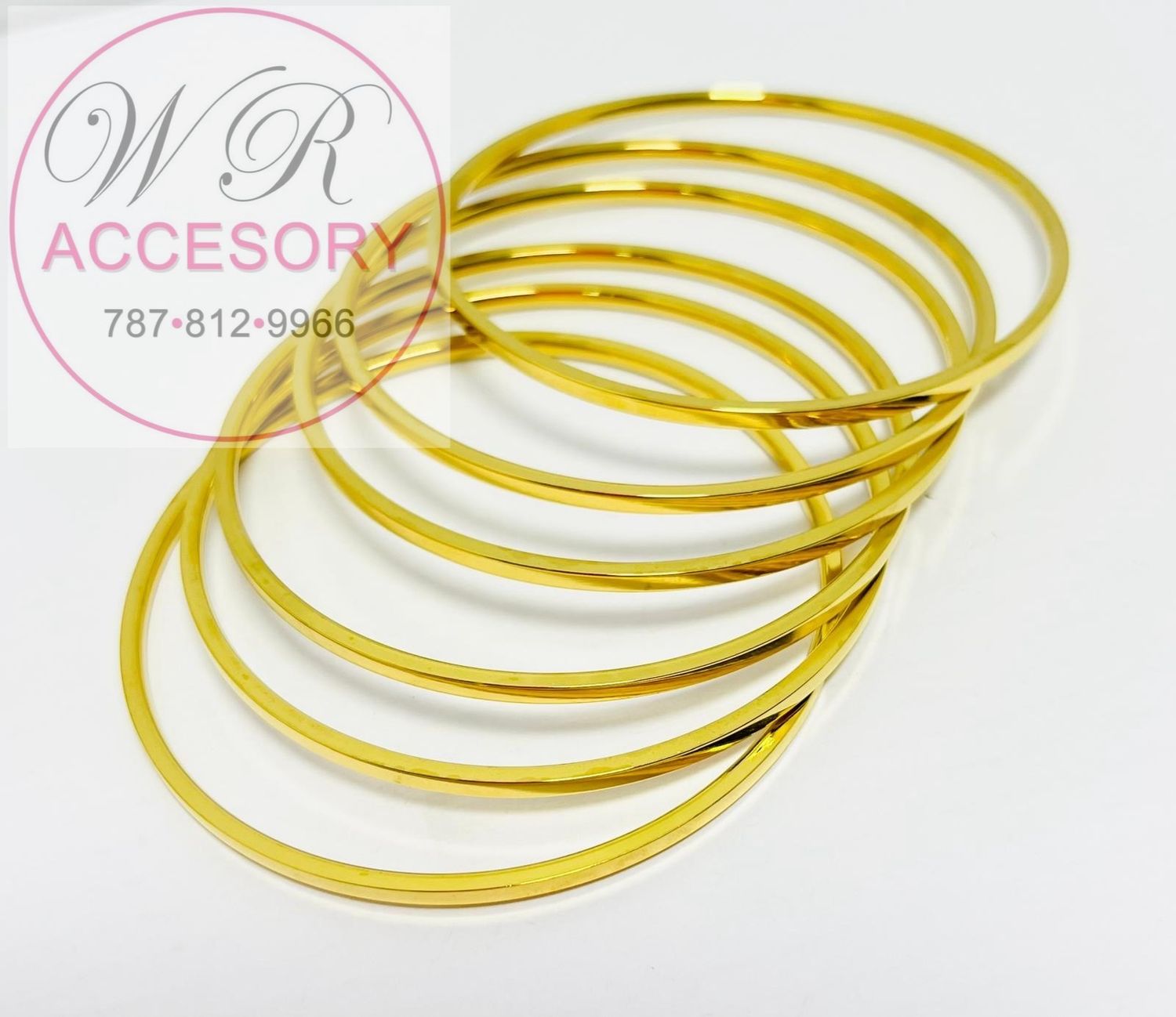 Pulsera S.S #748 (6 pcs)