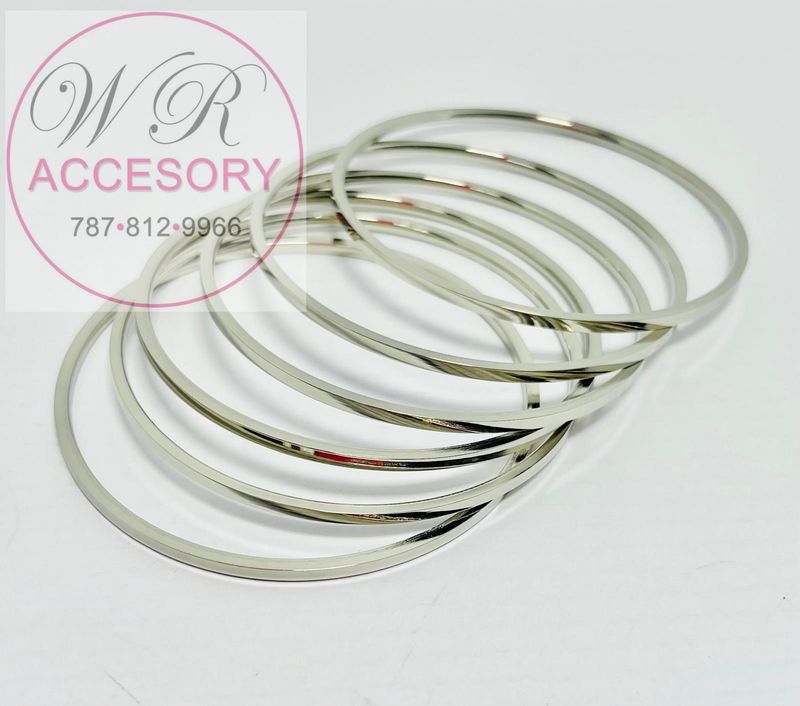 Pulsera S.S #750 (6 pcs)