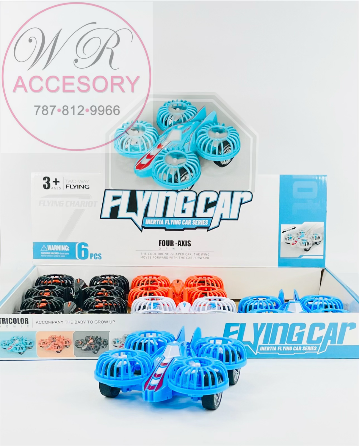 PTOY1131 Flying Car 6PCS