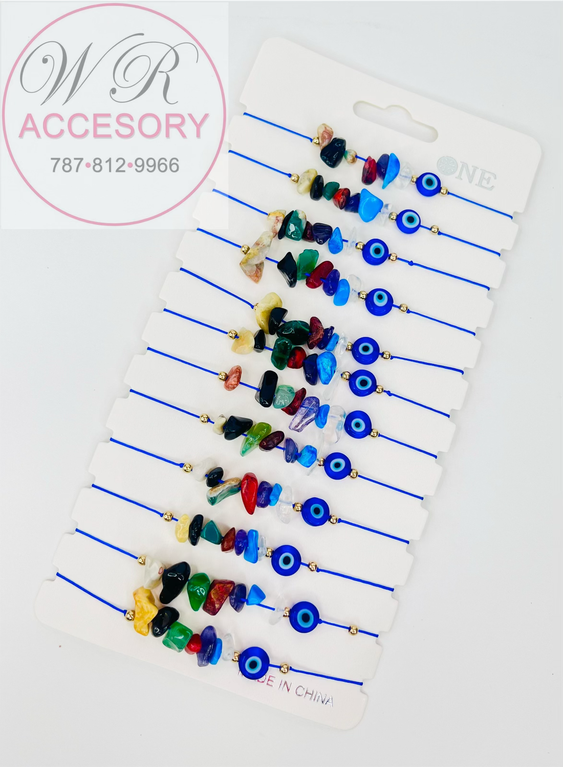 PBR8438BL Pulseras de hilo 