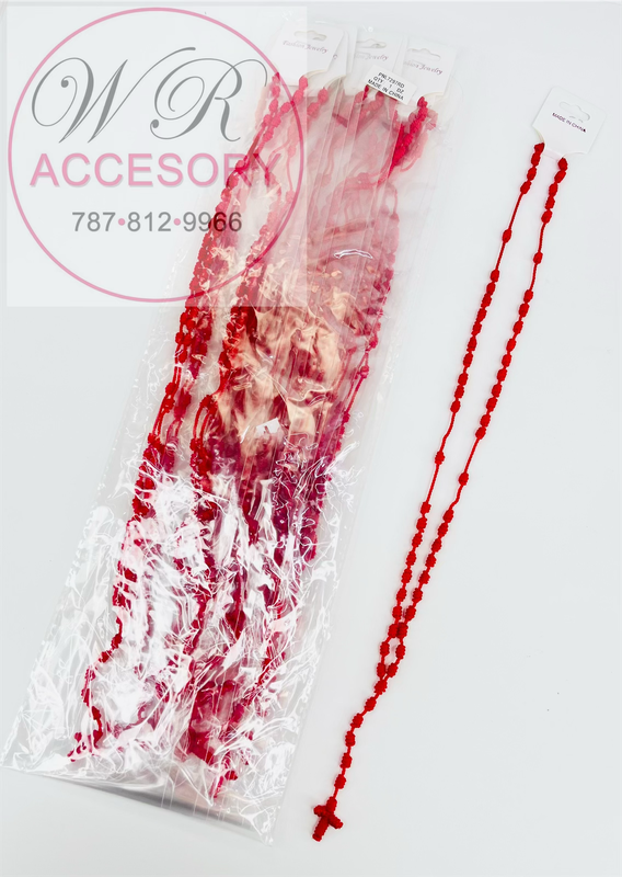 PNL7297RD Rosarios Rojos 