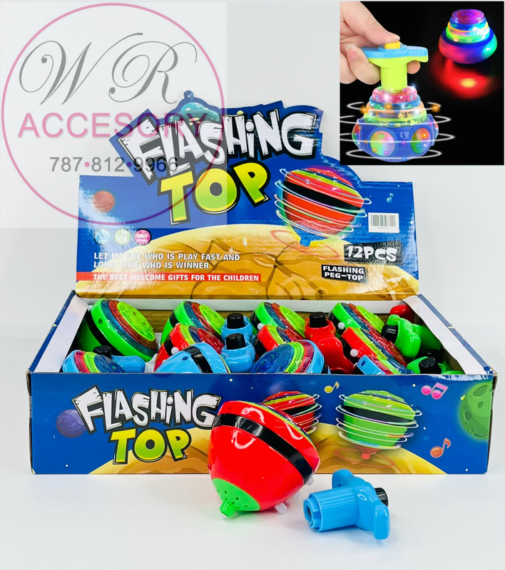 PTOY1173 Flashing Top 12PCS