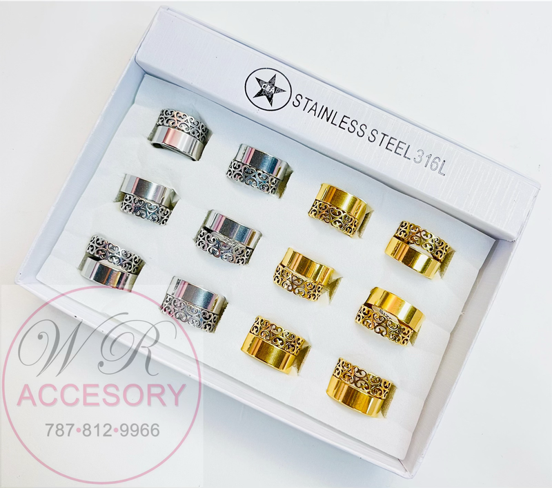 R-12/Sortijas Stainless Steel 