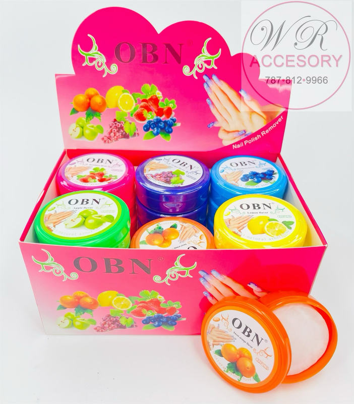 KNV-7411 Removedor de Esmaltes 24pcs
