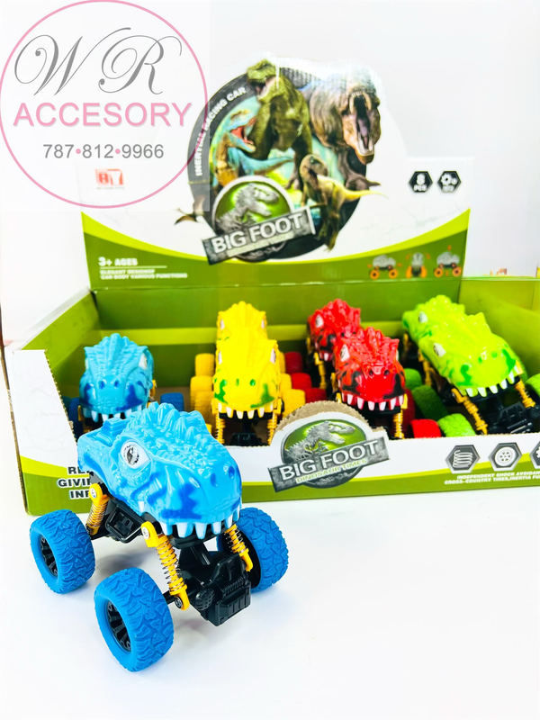 AS-9087 Big Foot Dinosaur Cars 8 pcs
