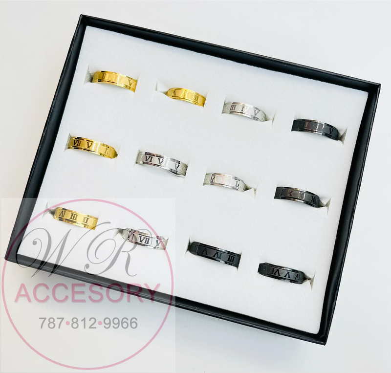 SRN-0244/Sortijas Stainless Steel 