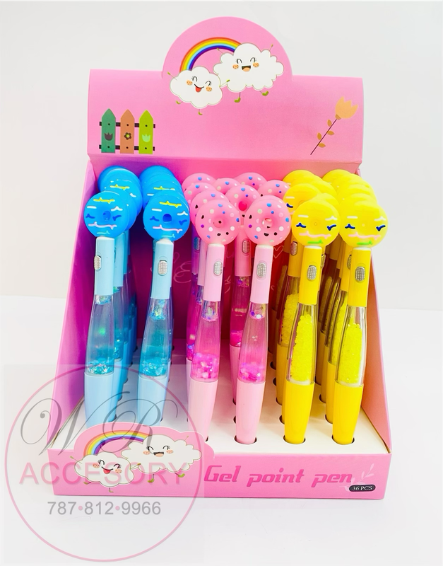 SNT-1337 Bolígrafos LED Donas 36 pcs