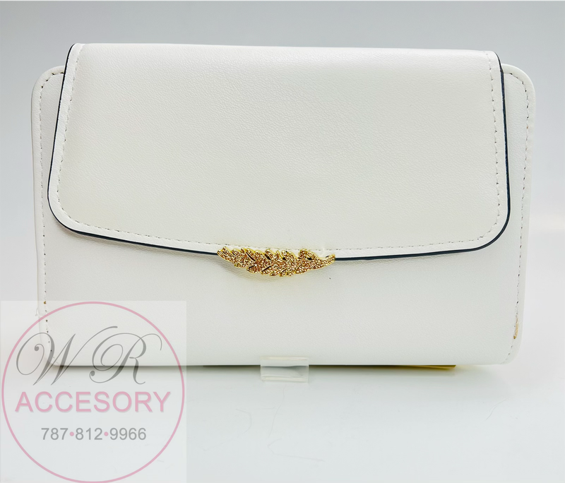 W2129 WH WHITE Wallet Dama