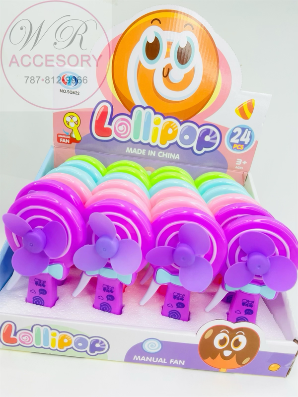 KNV-6048 Lollipop Fan 24 pcs