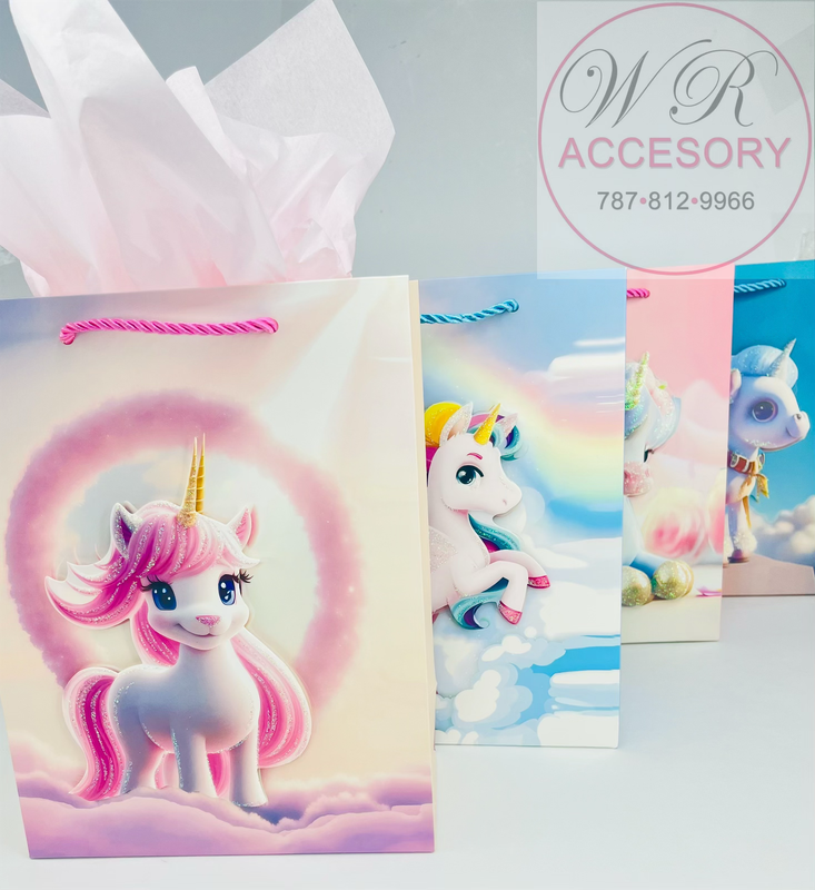 DNV-2311 Bolsas de Regalo de unicornio 12pcs