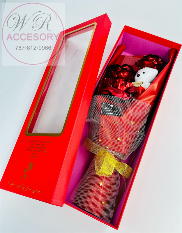 SLP-7361A Flower bouquet Red 1pcs 