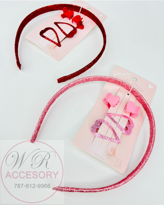 HM1332 Diademas + hebillas + mini clamps 