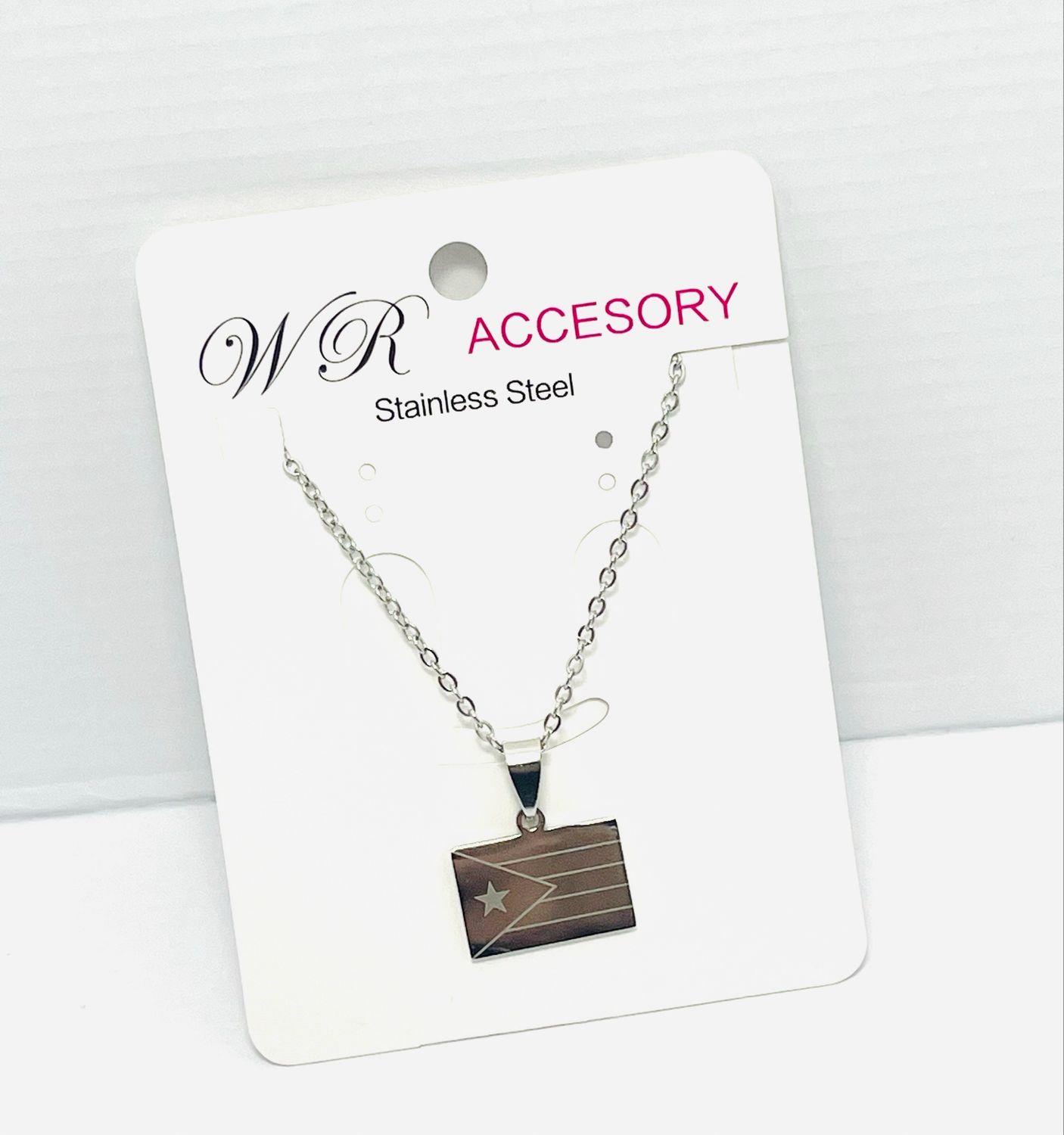 Cadena stainless steel #1081 bandera 