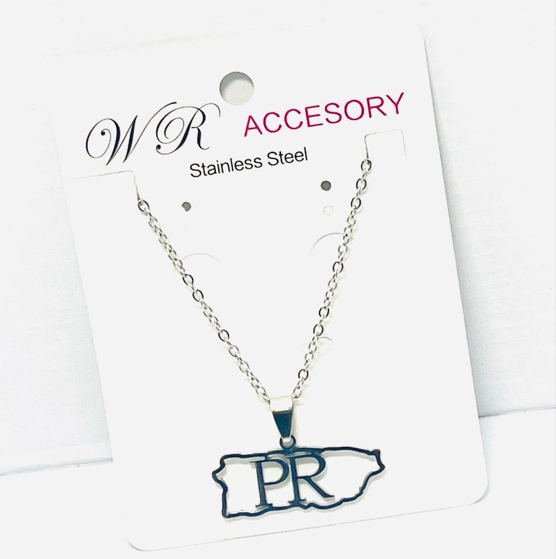 Cadena stainless steel #1085 bandera PR 