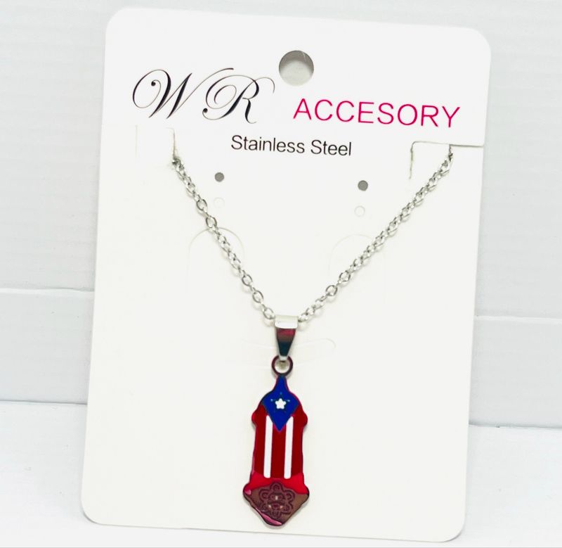 Cadena stainless steel #1100 sol taíno 