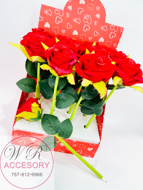 ETC-3136 Bolígrafos Rosas 12 pcs