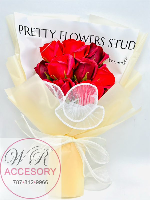 SLP-7467 Flower Bouquet Red 1 pcs