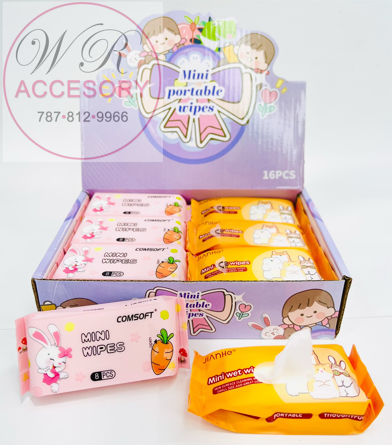 RCS-0754 Mini Wipes 16 pcs