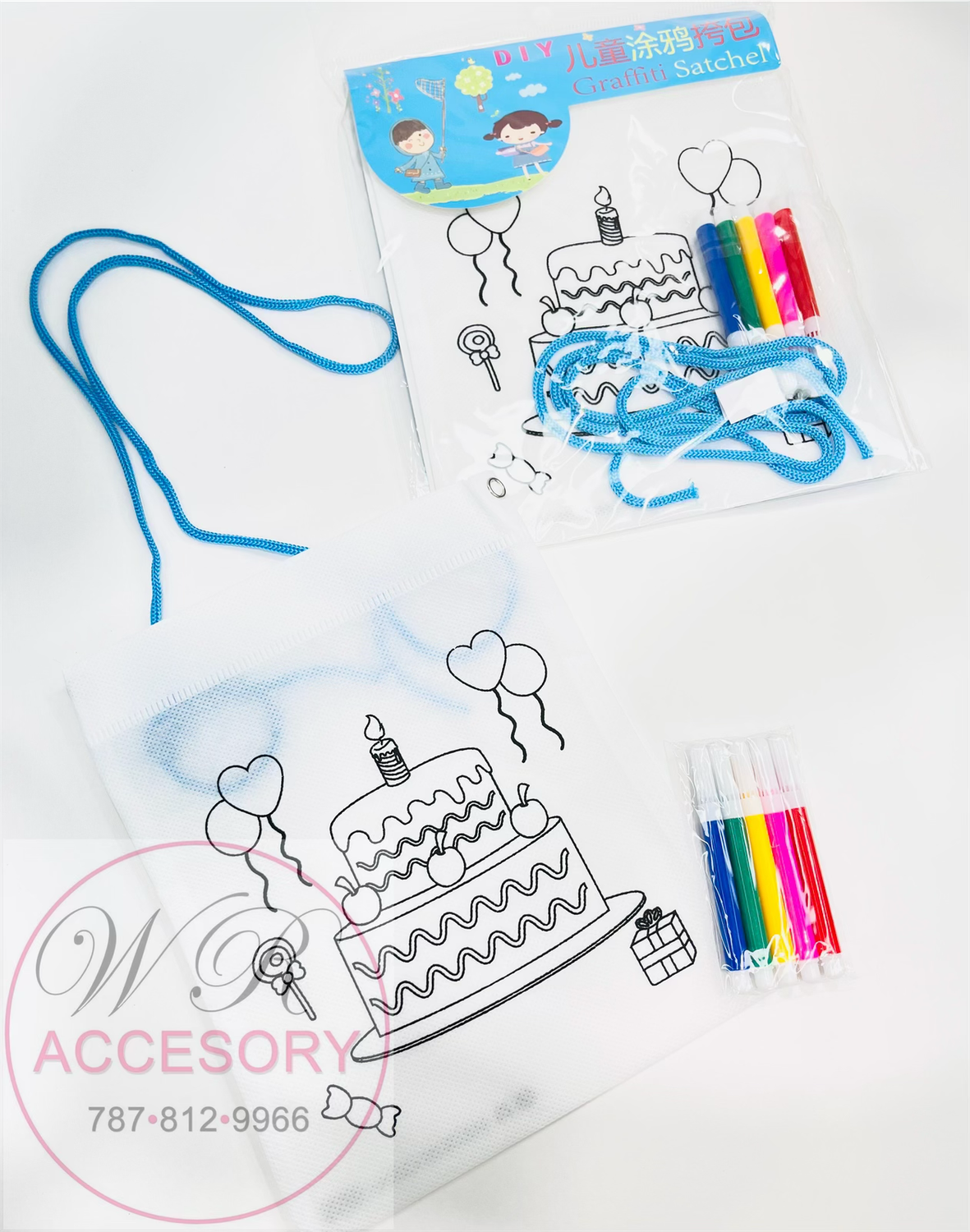 ETC-3182 Bolso para Colorear 12 pcs