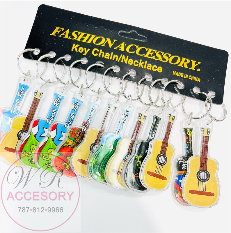 21214-6 Llaveros Guitarra PR