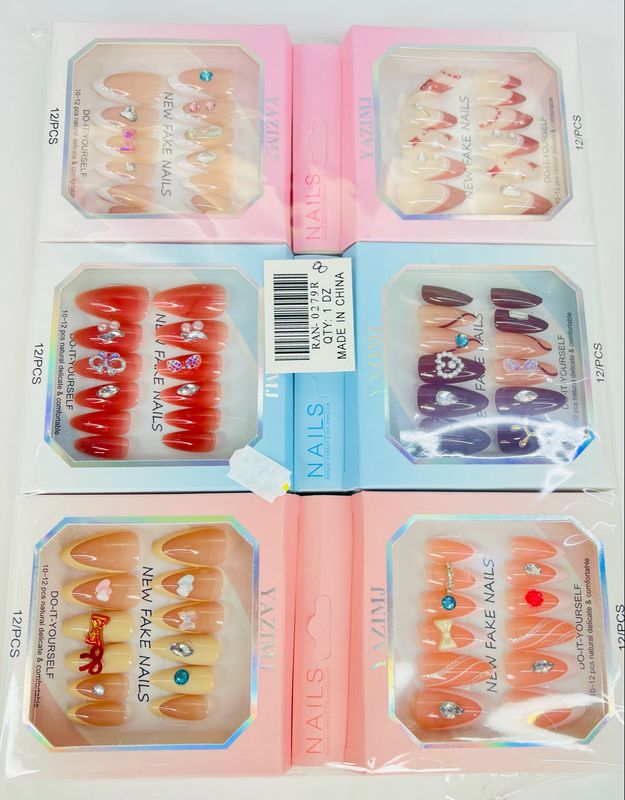 RAN-0279R Press On Nails