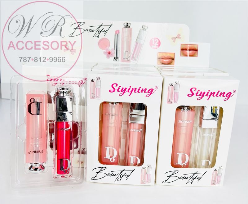 ANV-0432  Lip Balm &amp; Lip Gloss 12 sets