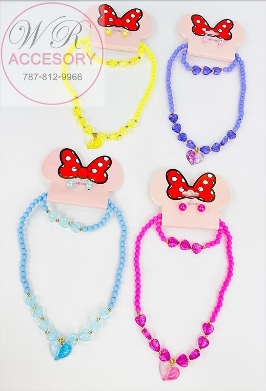 PNK-0774R Collares y pulseras 
