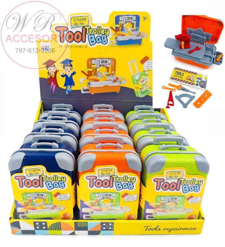 AS-10381 Repairman Tool Trolley Bag 12 pcs