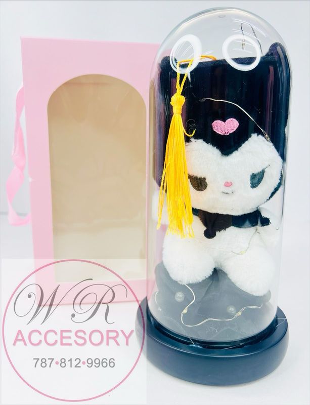 LP-704 1PCS Domo de cristal grad. kitty &amp; friends