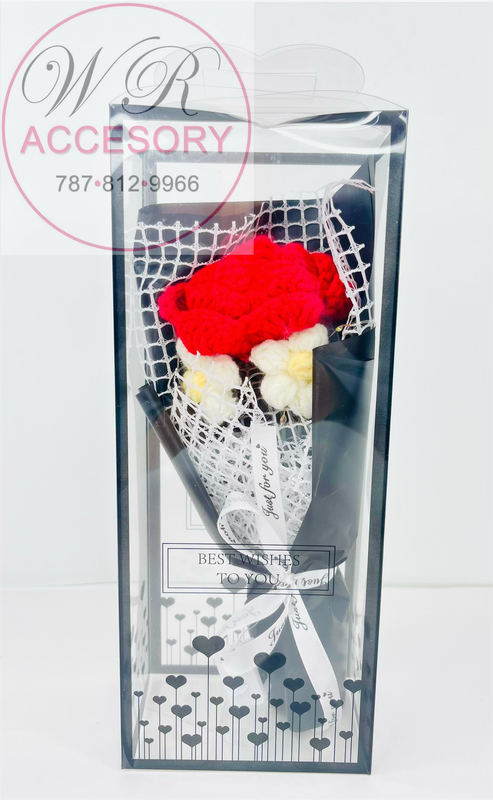 SLP-7580 1pcs Flower bouquet Black