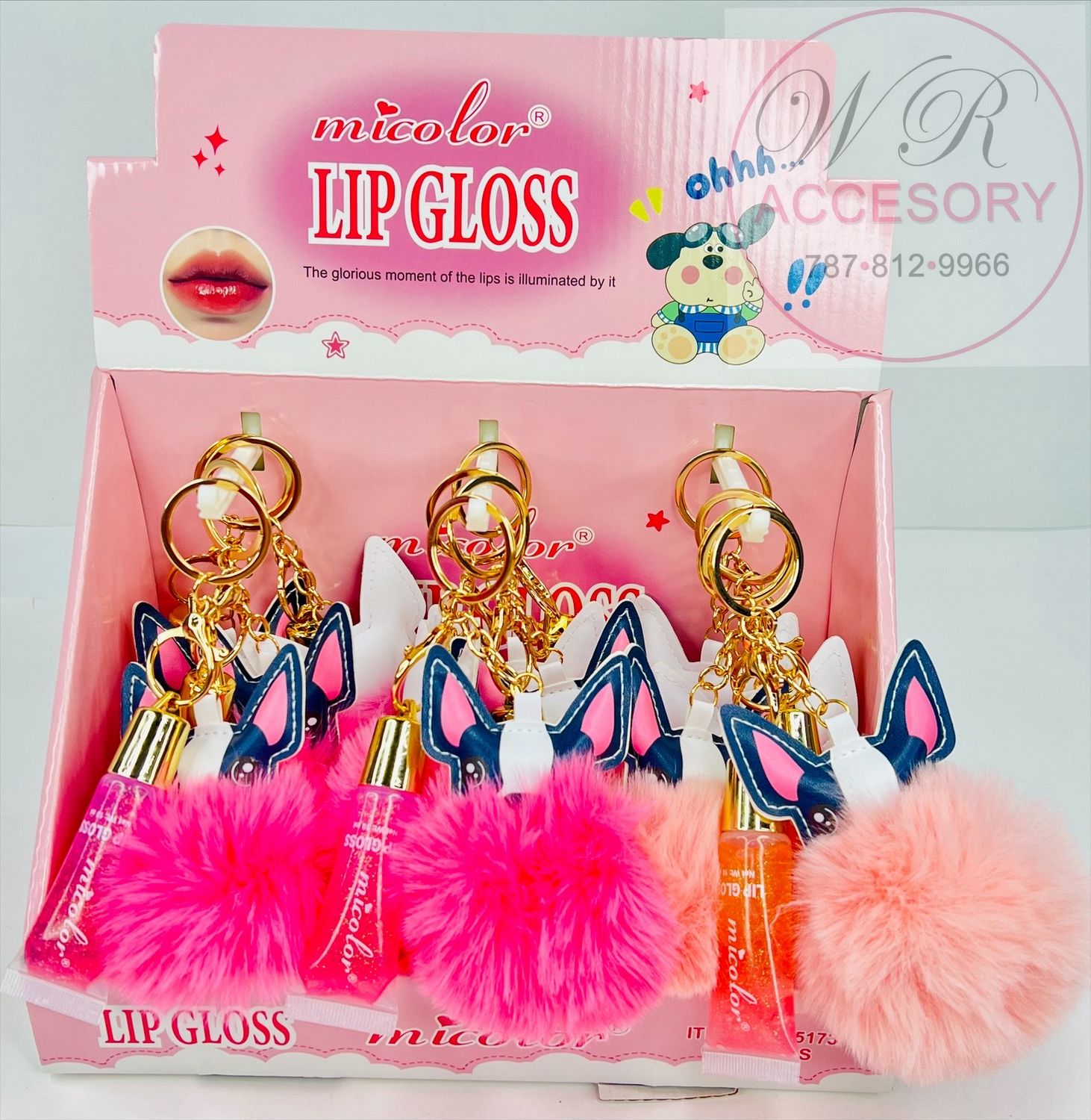 DNV-3308 Lip gloss 12pcs