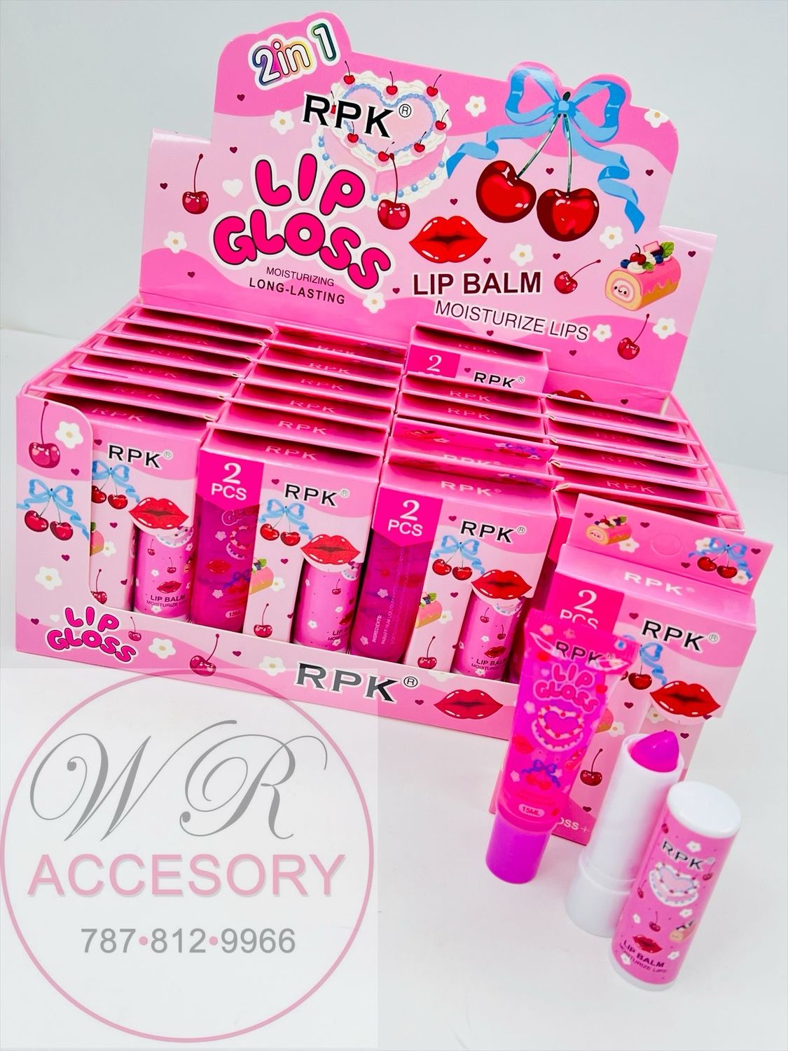 ANV-0801 Lip gloss 24Pcs