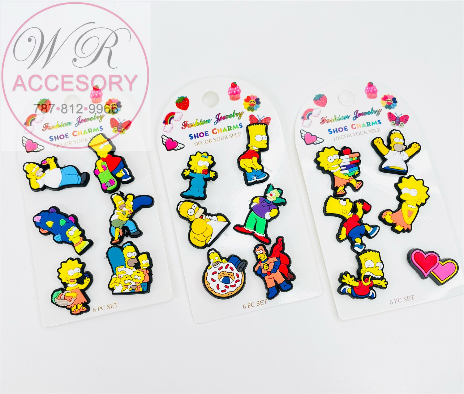 YNV-1603 Shoe charms 12Pcs 