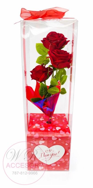 SLP-7572 Red Flowers 1 pcs