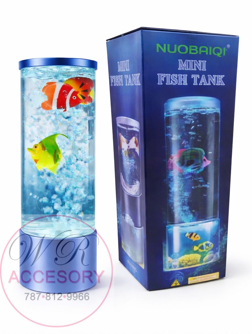 EDS-3117 Mini Fish Tank 1 pcs Blue
