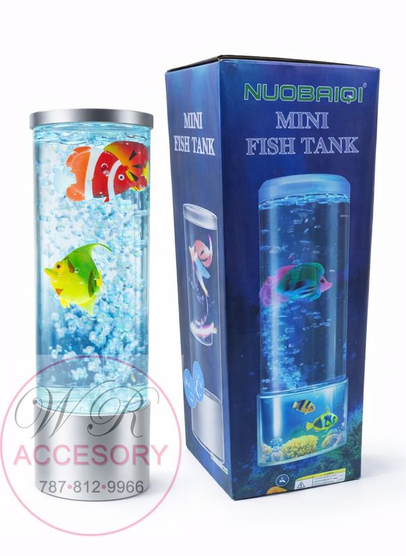 EDS-3117 Mini Fish Tank 1 pcs Silver