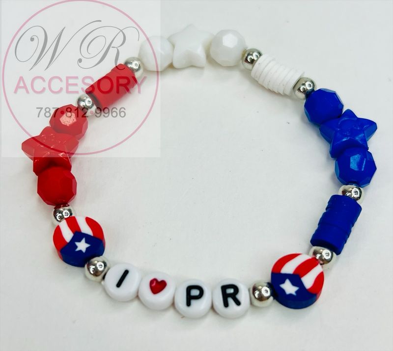 PBR1505 Pulseras Puerto Rico 12pcs 