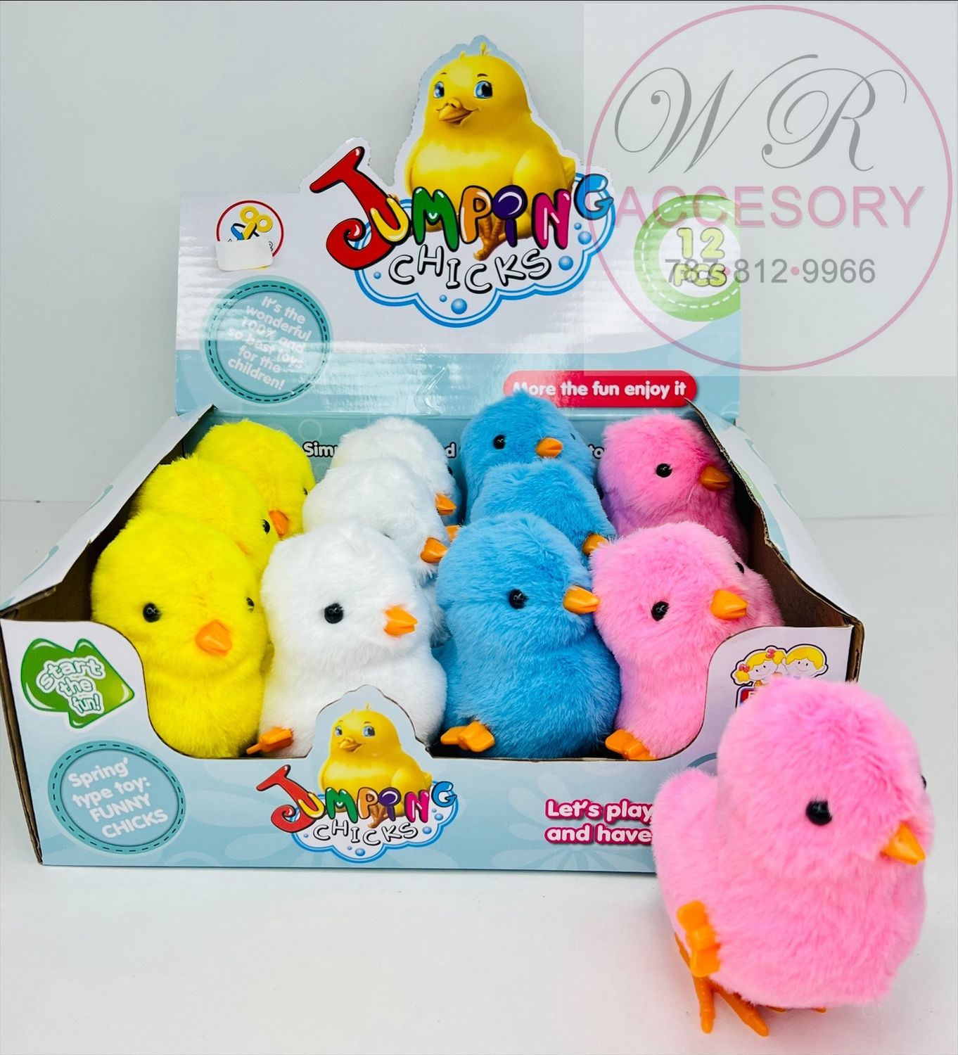 TFT-568-16 jumping chicks 12Pcs 
