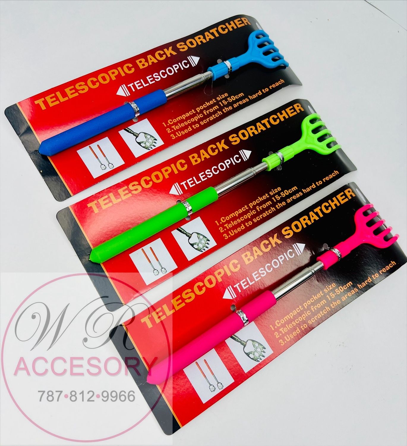 PKC1004 Telescopic back soratcher 12Pcs