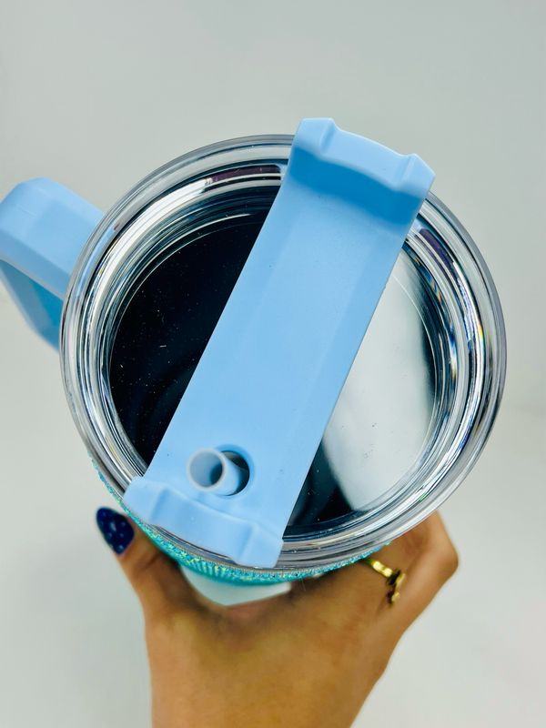 SBZ-7543 termo azul con brillo 1PCS 