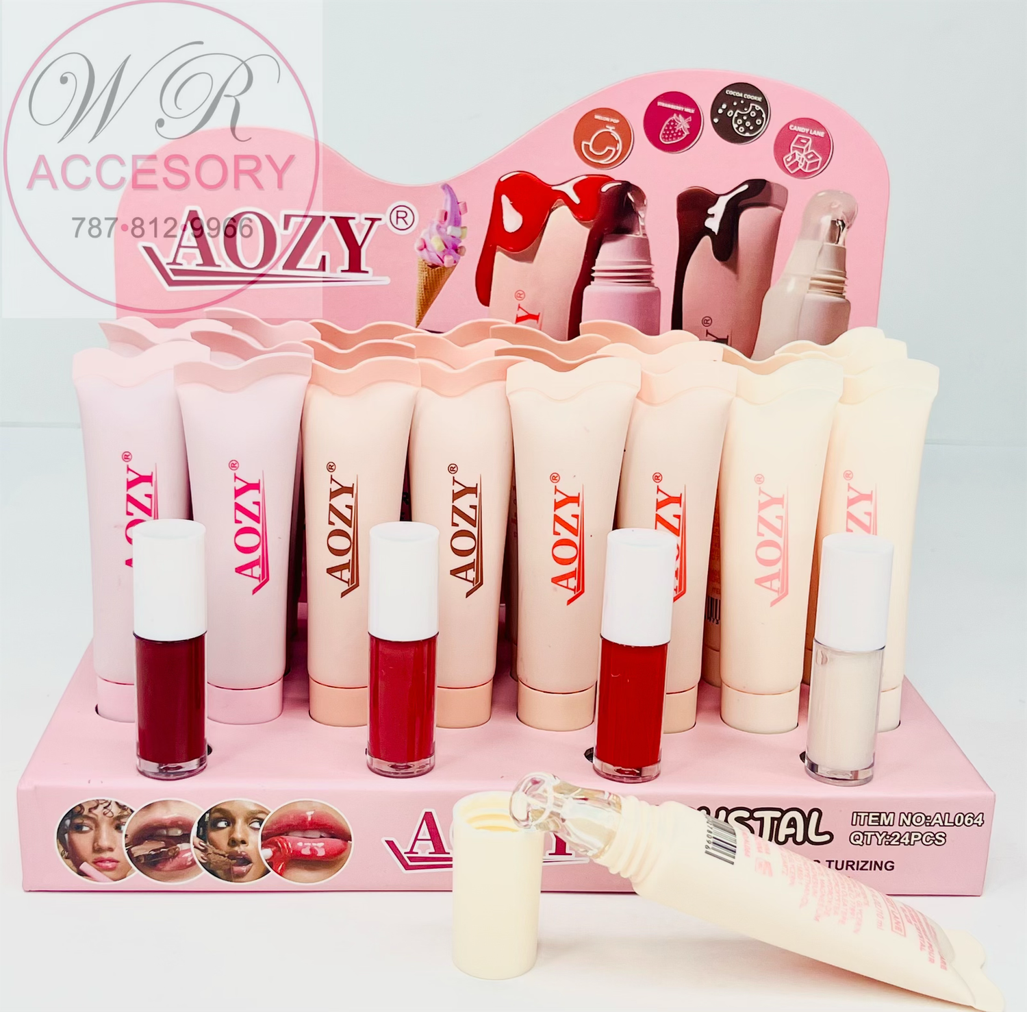 DNV-3281 lip gloss 24pcs 