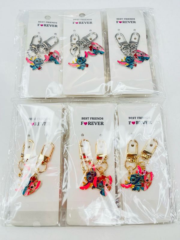RKC-0553 llaveros 12Pcs 2 in1