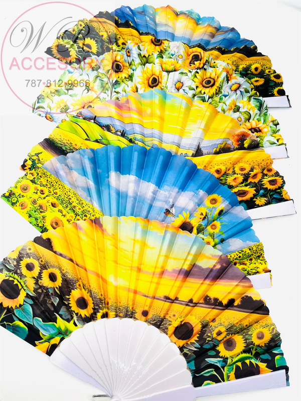 RNT-1575R Abanico de mano 12 PCs