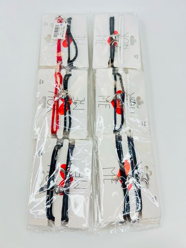 RBT-2081R pulseras matching 2 in 1   12pcs 