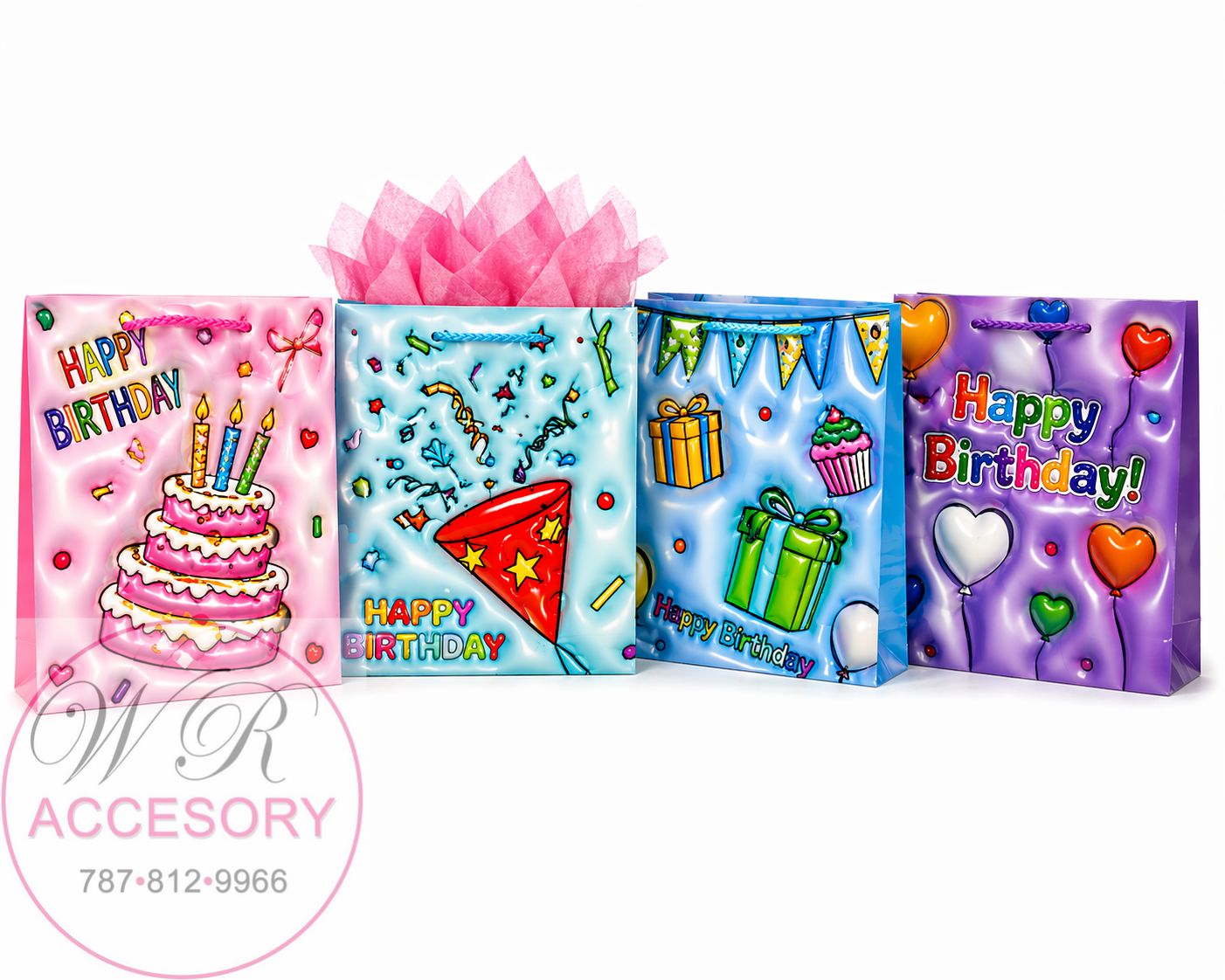 SSB-0596S Bolsas de Regalo 12 pcs