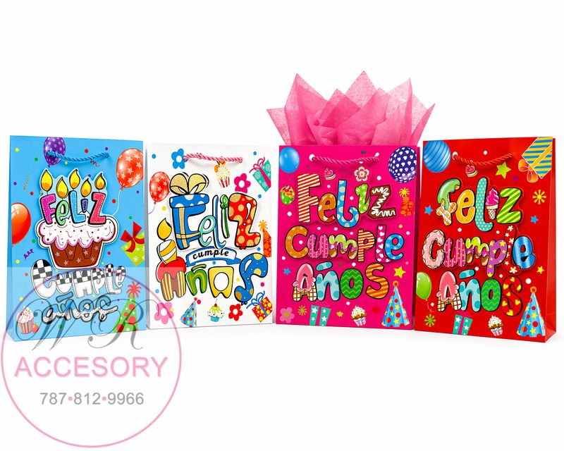 SSB-0592S Bolsas de Regalo 12 pcs