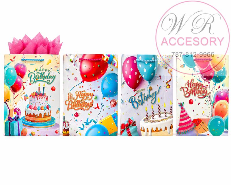 SSB-0600S Bolsas de Regalo 12 pcs