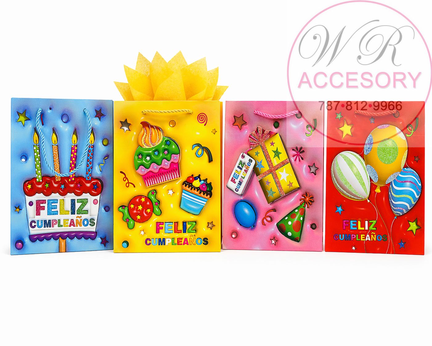 SSB-0593S Bolsas de Regalo 12 pcs