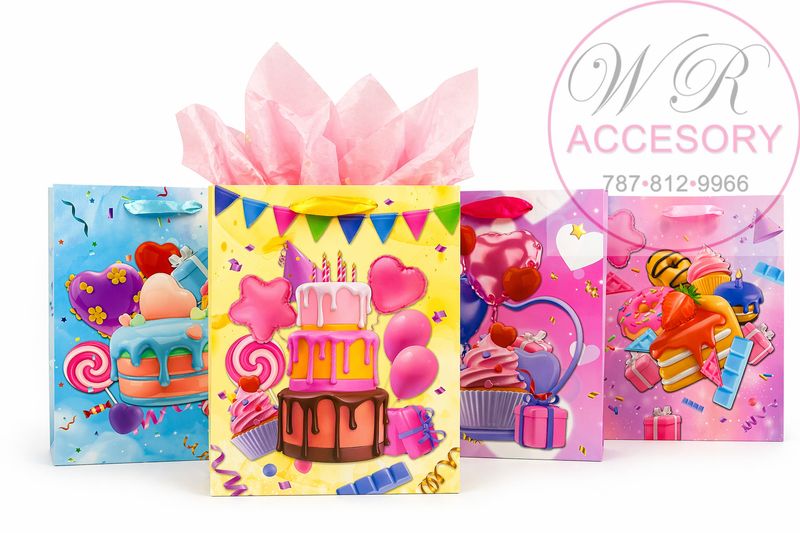 SSB-0602S Bolsas de Regalo 12 pcs